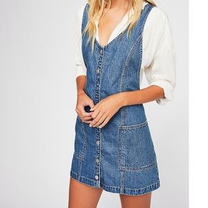 Free People skirt overalls